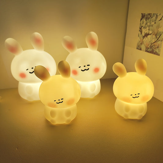 Mini Bunny Silikon Gece Lambası – Tatlı Rüyaların En Sevimli Eşlikçisi!