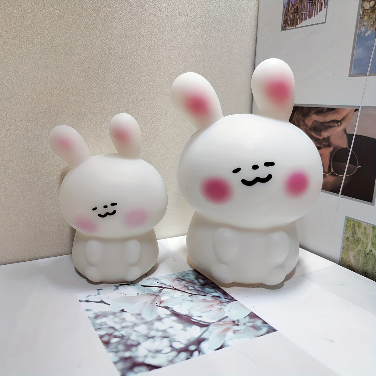 Mini Bunny Silikon Gece Lambası – Tatlı Rüyaların En Sevimli Eşlikçisi!