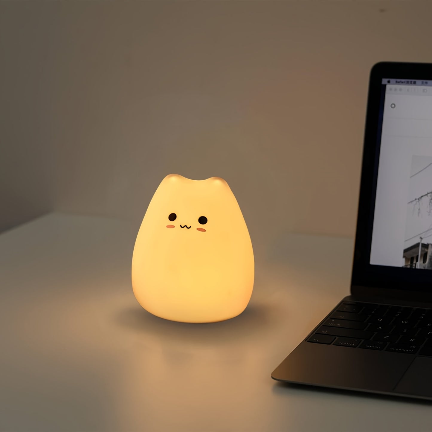 ColorMe Kitty – Renk Değiştiren Dokunmatik Kedi Lambası